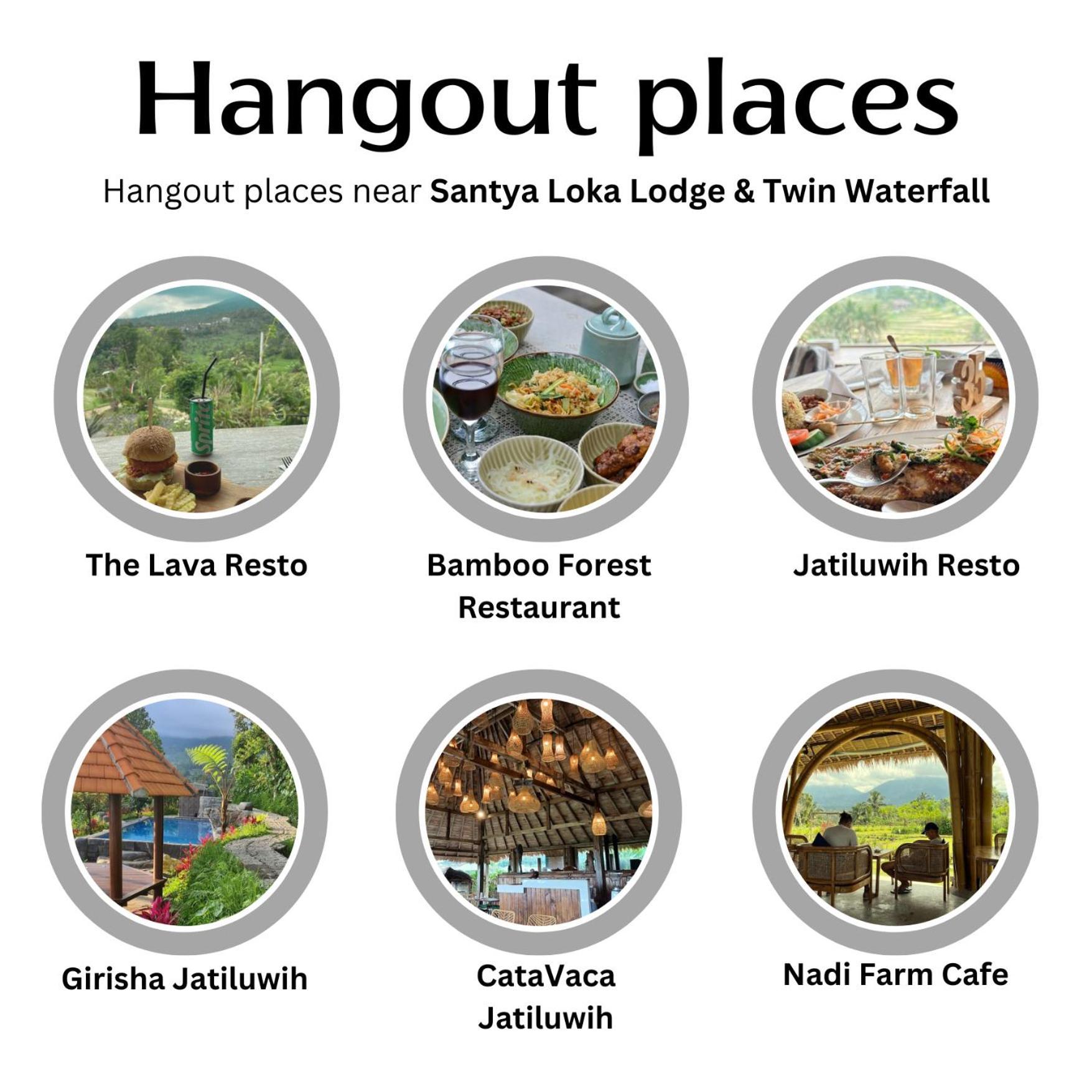 Santya Loka Lodge & Twin Waterfall Jatiluwih Zewnętrze zdjęcie