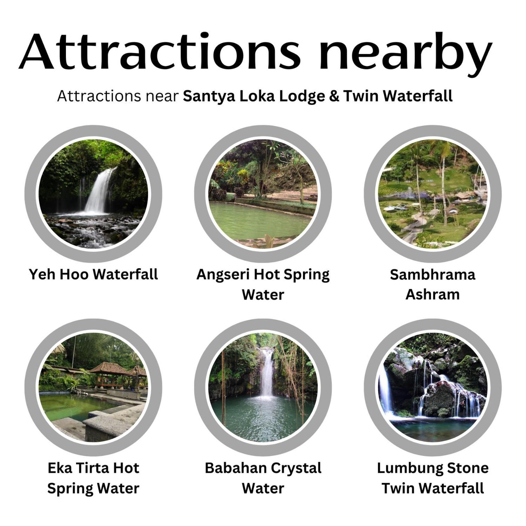 Santya Loka Lodge & Twin Waterfall Jatiluwih Zewnętrze zdjęcie